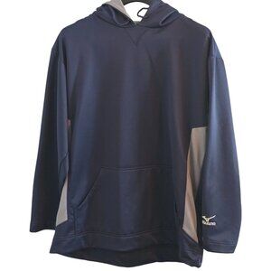 Mizuno Rome Braves Hoodie Men’s XXL Navy Blue Pullover Sweatshirt Baseball Gear